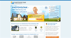 Desktop Screenshot of photovoltaik-angebotsvergleich.de