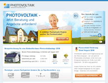 Tablet Screenshot of photovoltaik-angebotsvergleich.de